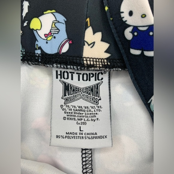 Women’s Hot Topic My Hero Academia X Hello & Friends Suspender Skirt Size L - Picture 5 of 7